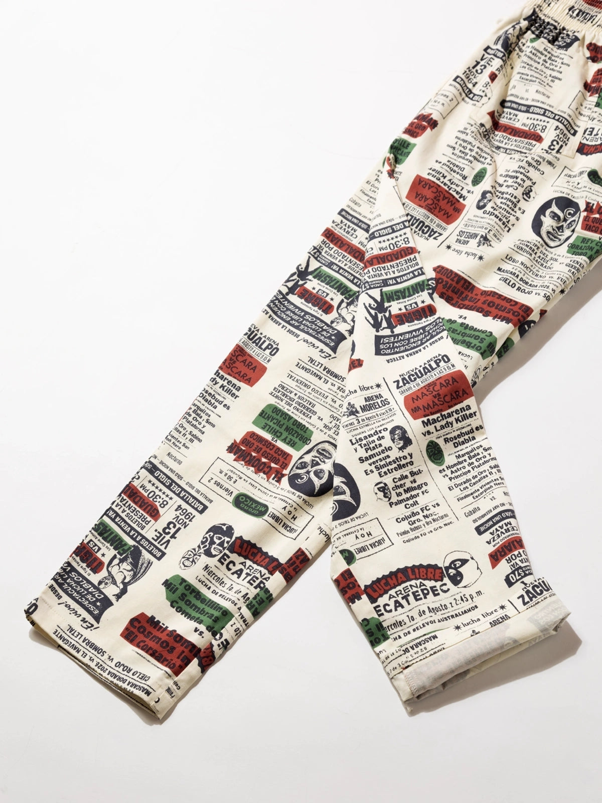 Cookman クックマン シェフパンツ Chef Pants Lucha Libre