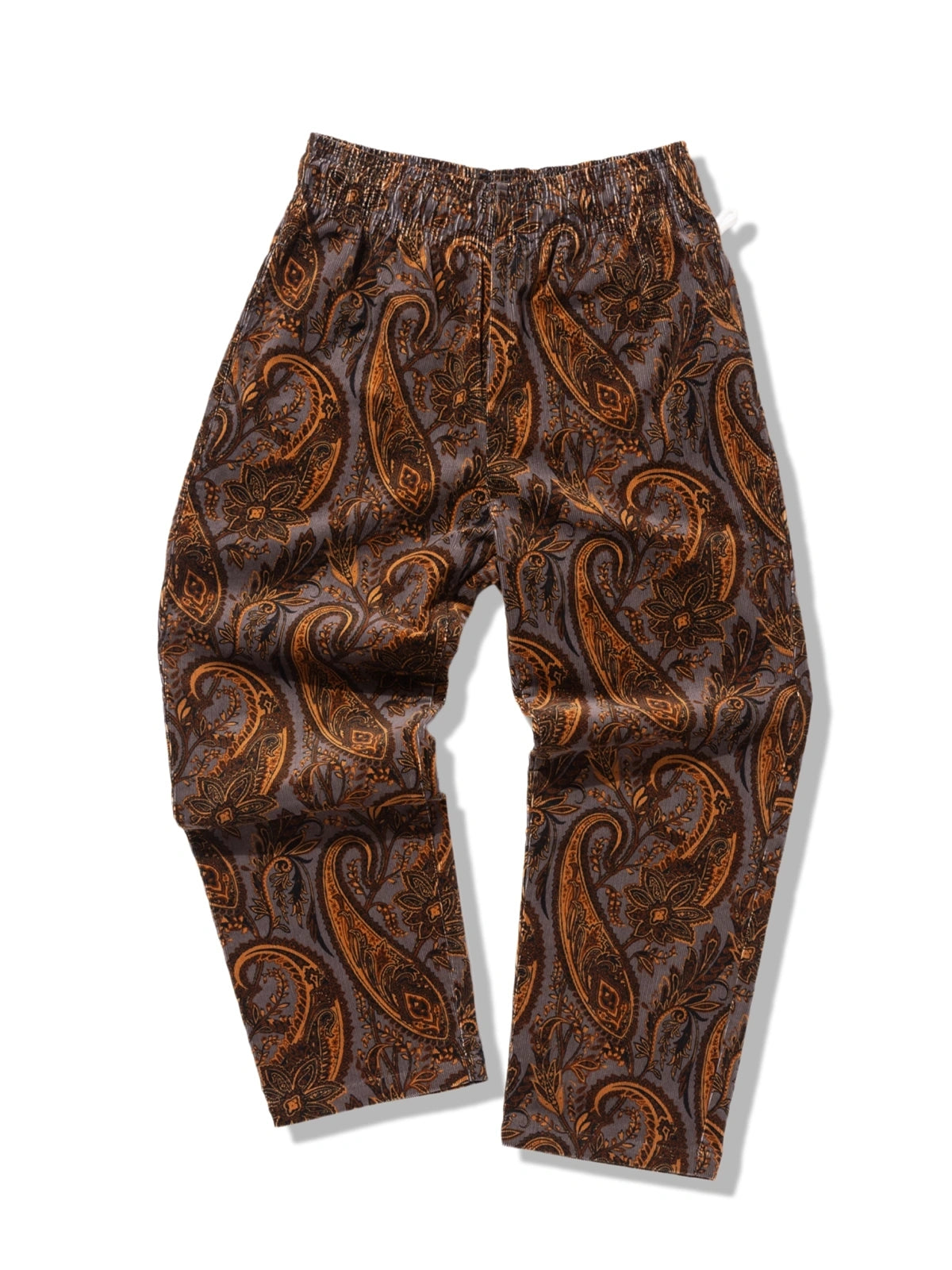 Cookman クックマン シェフパンツ Chef Pants Semiwide Corduroy Paisley Brown