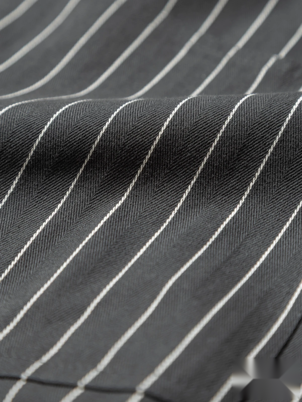 Cookman クックマン シェフパンツ Carpenter's Pants Short Front Pocket Herringbone - CHARCOAL-