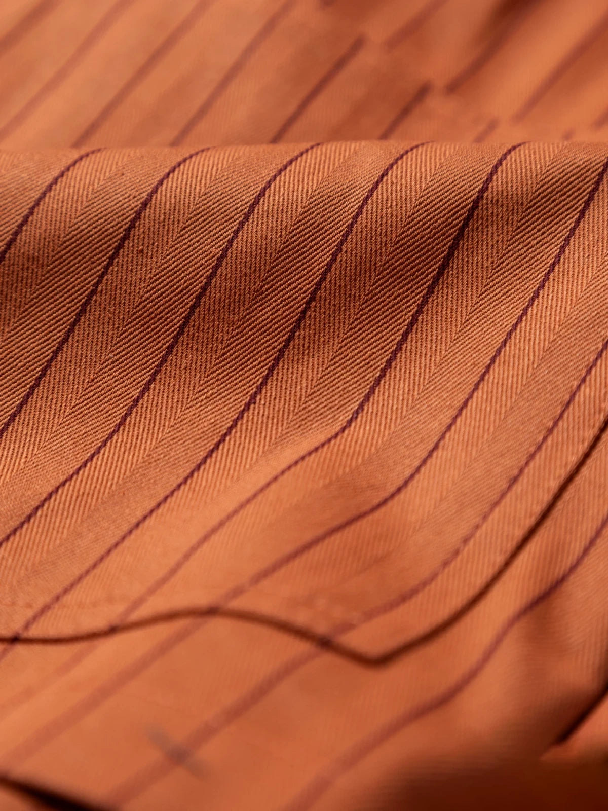 Cookman クックマン シェフパンツ Carpenter's Pants Short Front Pocket Herringbone - BRICK-