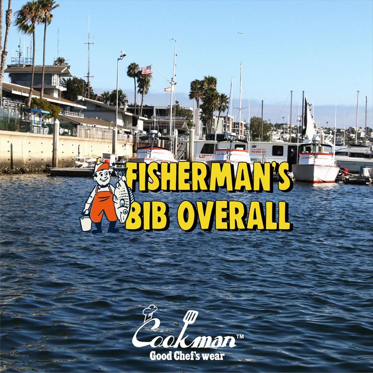 Cookman Fisherman's Bib Overall Denim Natural