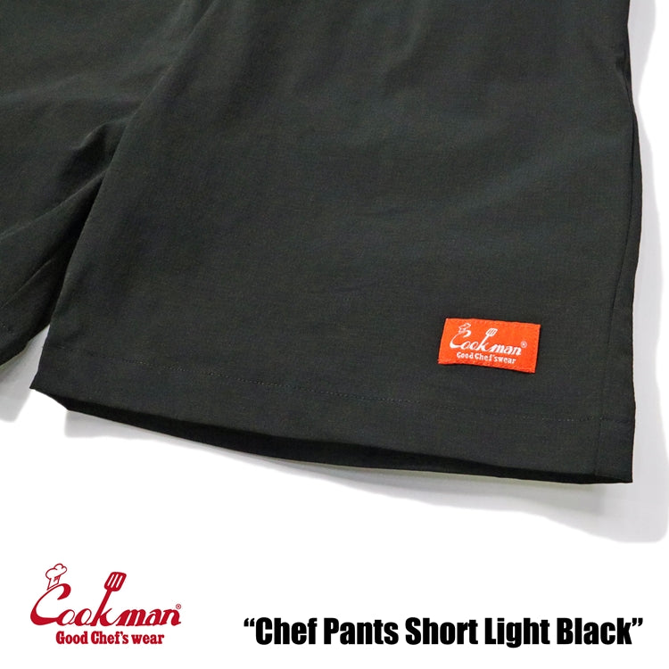 Cookman クックマン シェフパンツ Chef Pants Short Light BLACK