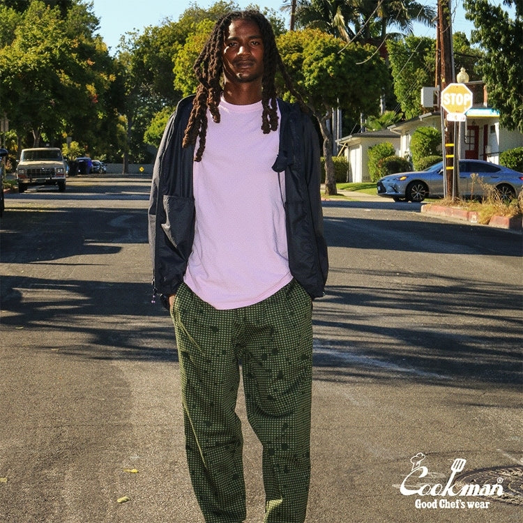 Cookman Chef Pants Sauce Splash - CAMO OLIVE -