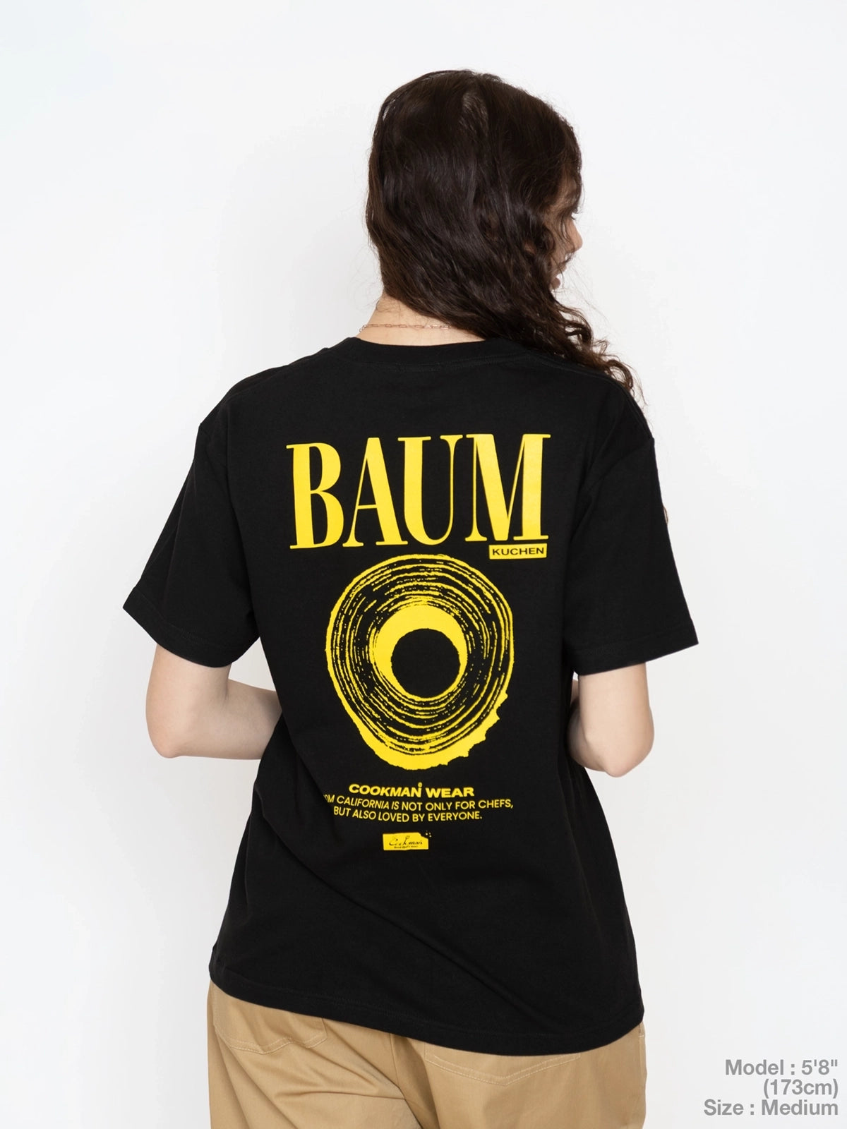 Cookman クックマン Tシャツ Baumkuchen - BLACK -