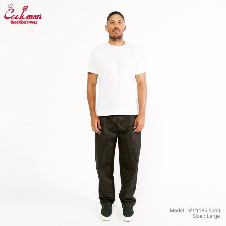 Cookman クックマン シェフパンツ Chef Pants Sauce Splash - CAMO BLACK -