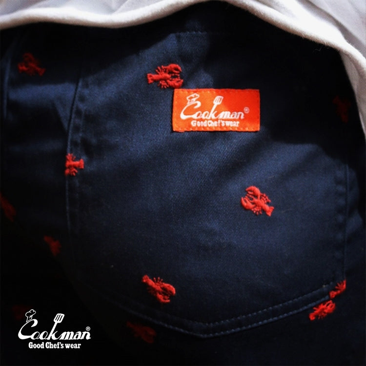 Cookman クックマン シェフパンツ Chef Pants Embroidery Lobster - NAVY -