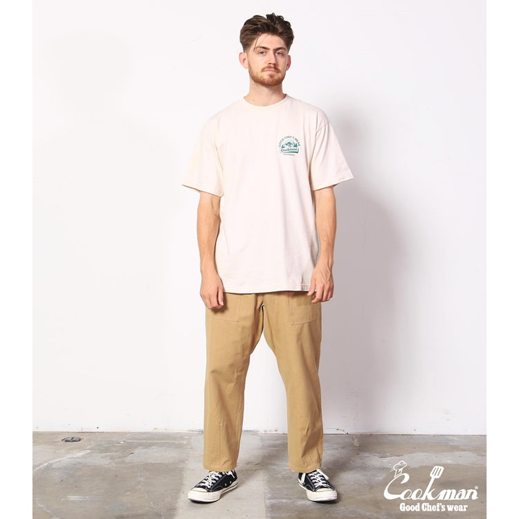 Cookman クックマン シェフパンツ Harvest Pants Cropped Canvas Beige