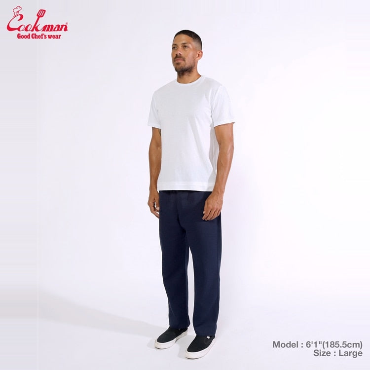 Cookman クックマン シェフパンツ セミワイド Chef Pants Semiwide Navy