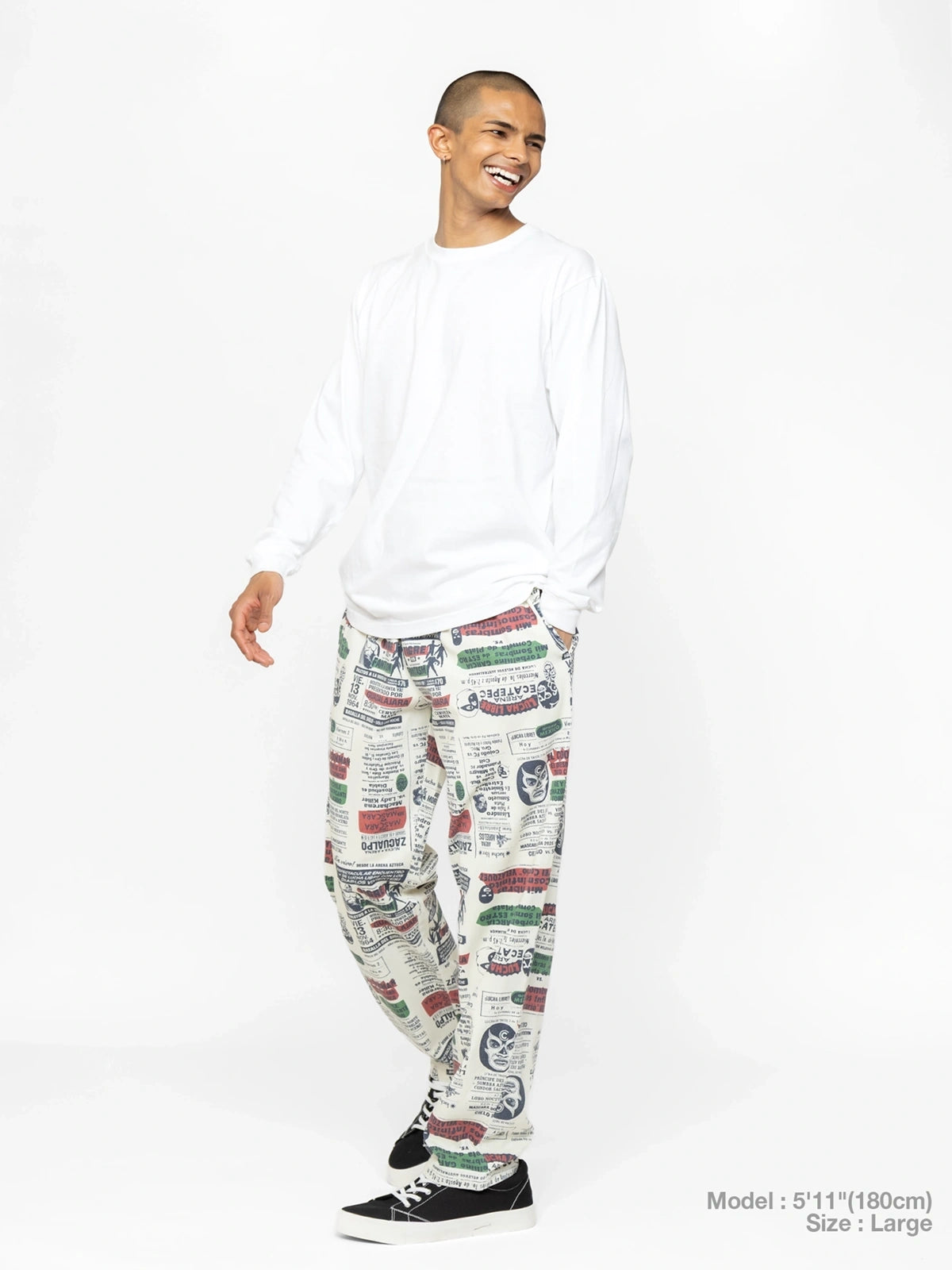 Cookman クックマン シェフパンツ Chef Pants Lucha Libre