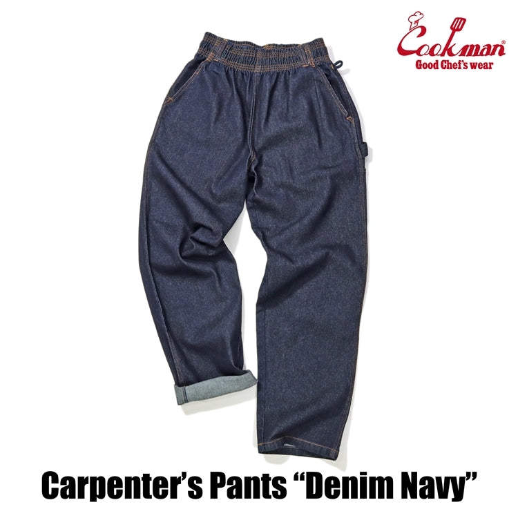 Cookman クックマン カーペンターズパンツ Carpenter's Pants Denim - Navy -