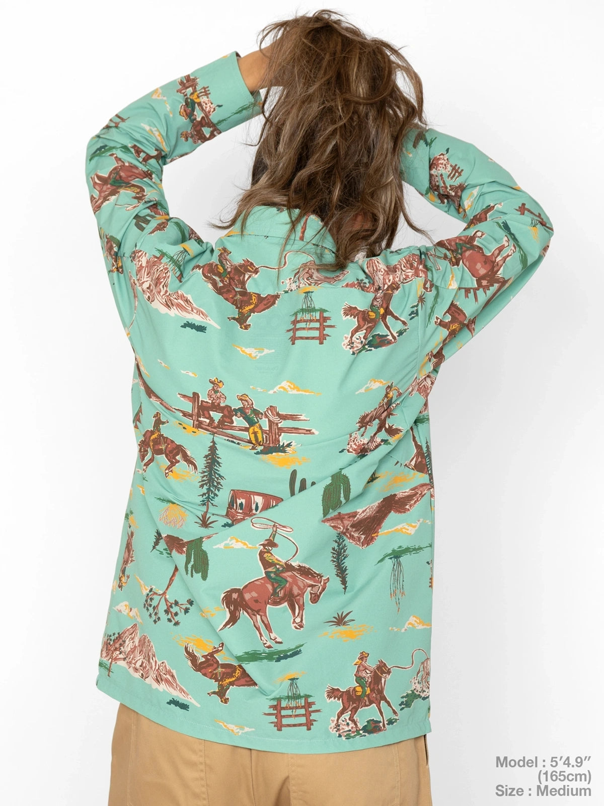 Cookman クックマン  Work Shirts Long Sleeve Western  - Light Blue -