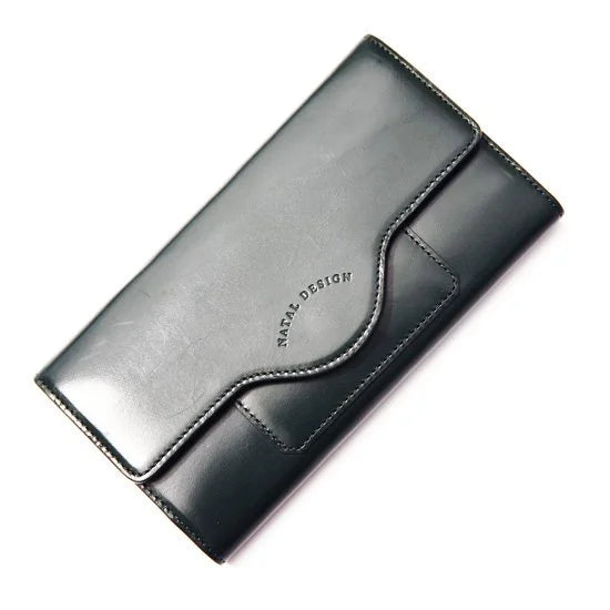 NATAL DESIGN ネイタルデザイン CABALLERO WALLET LONG３ - BLACK x CAMEL -