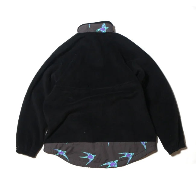 NATAL DESIGN ネイタル デザイン COLD WEATHER FLEECE JACKET -ND SWALLOW Ver.  - BLACK -