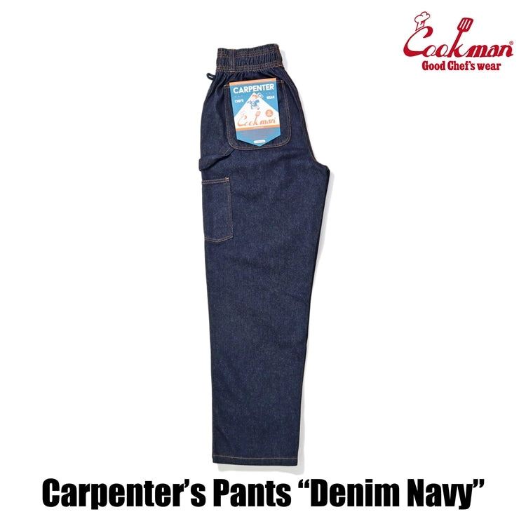 Cookman クックマン カーペンターズパンツ Carpenter's Pants Denim - Navy -