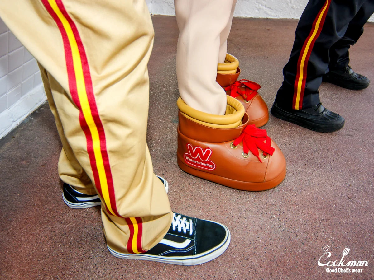 Cookman クックマン シェフパンツ Semiwide Wienerschnitzel Side Line - BEIGE -