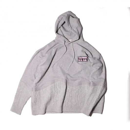 NATAL DESIGN ネイタル デザイン x is-ness  NEEDLE PUNCH UFO CLUB HOODIE