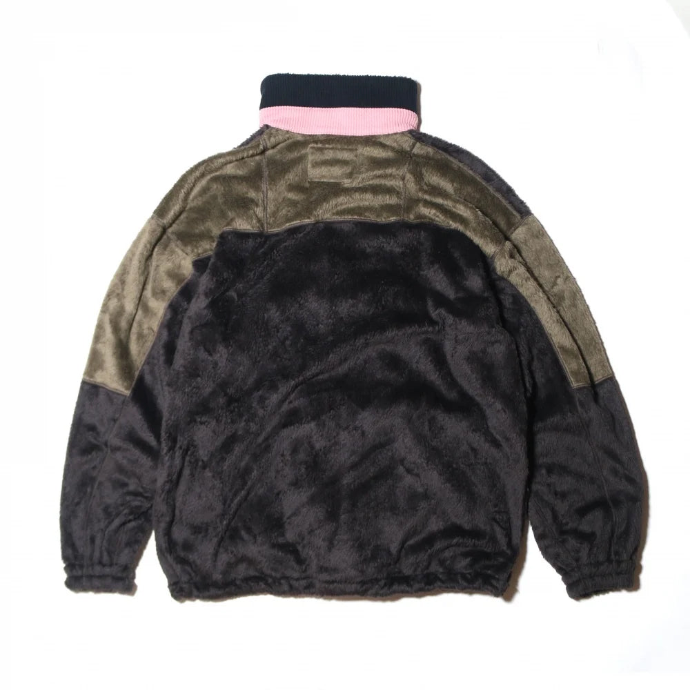 NATAL DESIGN ネイタル デザイン RED ROCK BOA-FLEECE JACKET -LAMP BLACK -