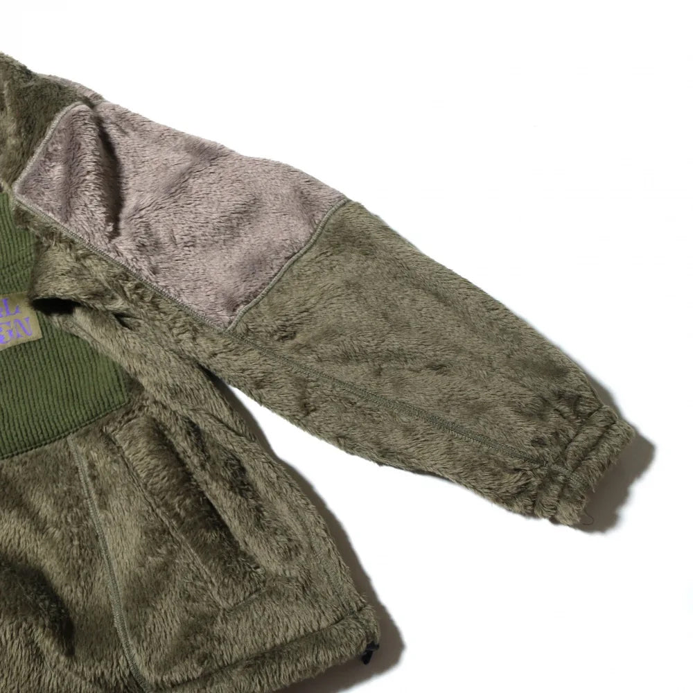 NATAL DESIGN ネイタル デザイン RED ROCK BOA-FLEECE JACKET -OLIVE GREEN -