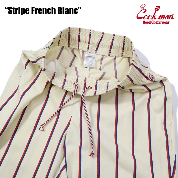 Cookman クックマン シェフパンツ Chef Pants Stripe French Blanc