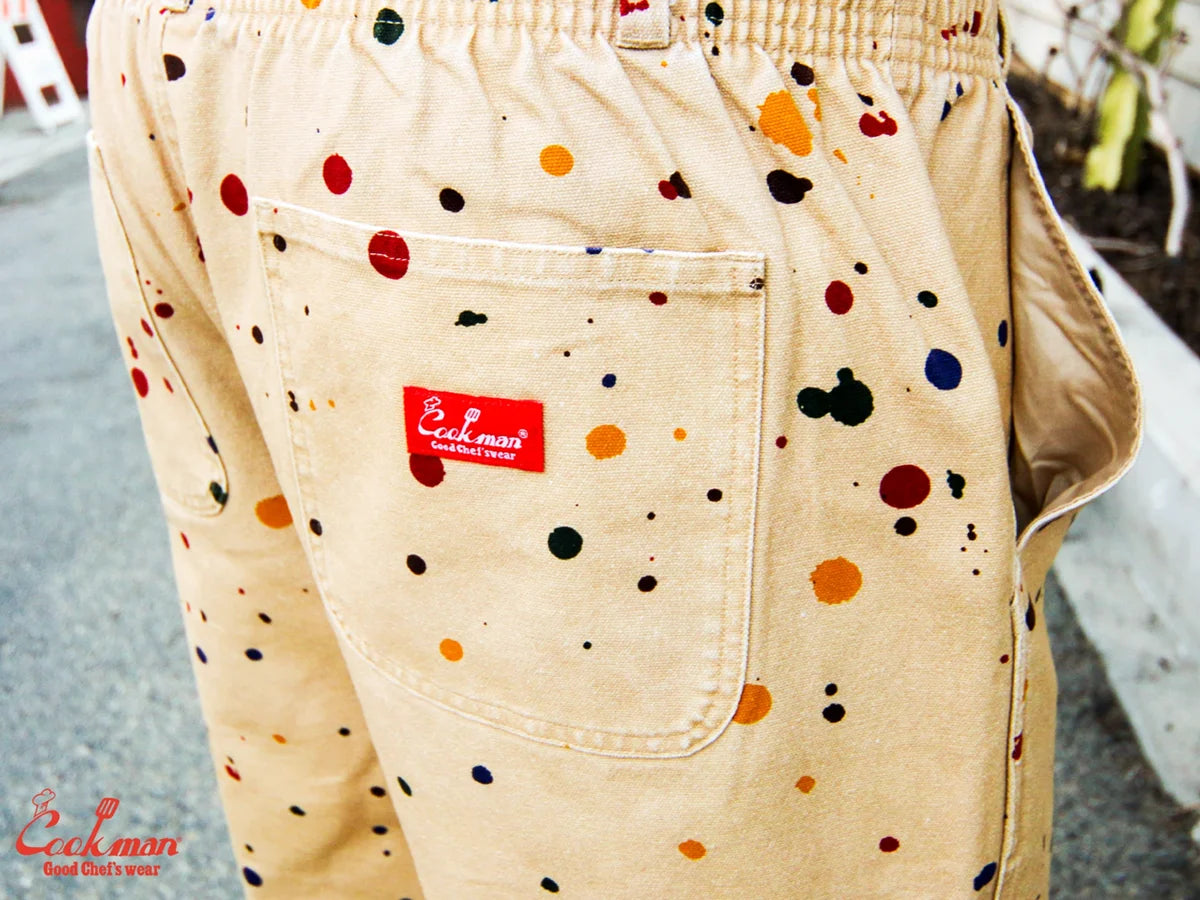 Cookman クックマン シェフパンツ Carpenter's Pants 11oz Washed duck canvas - SAUCE SPLASH -