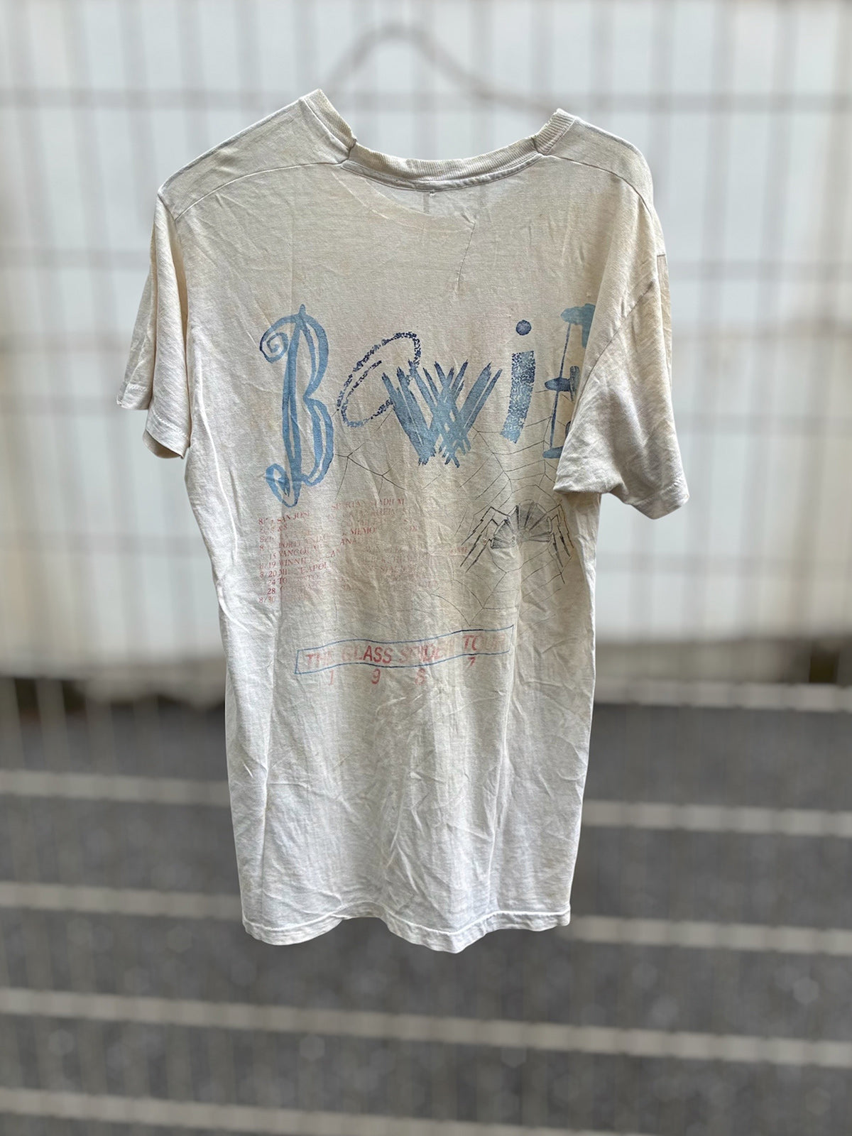 USED COLLECTION ユーズドコレクション DAVID BOWIE TEE - WHITE -