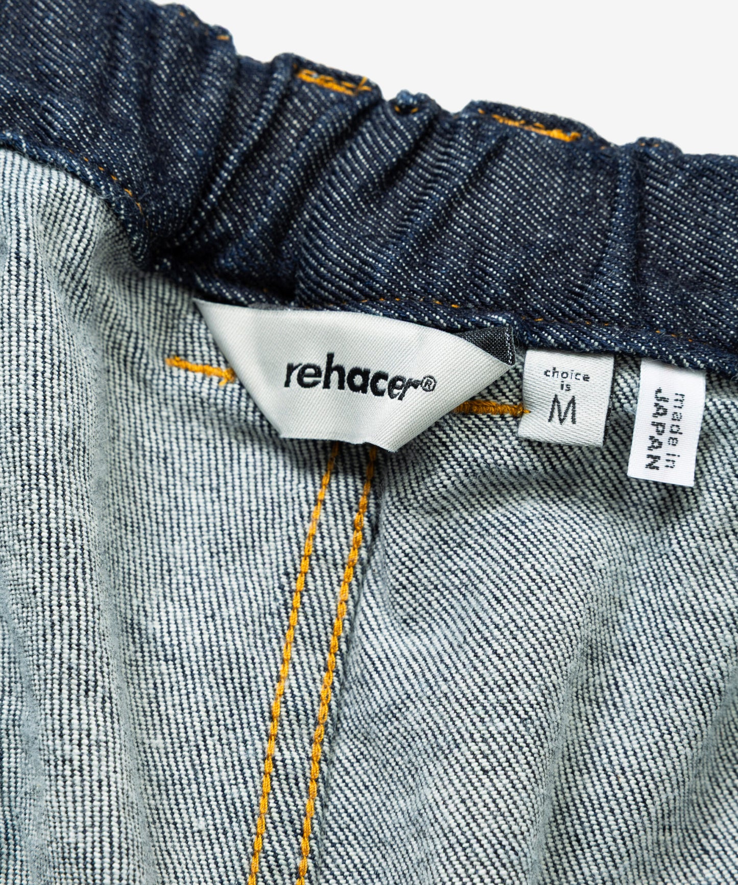 rehacer レアセル Narrow Easy Denim Pants - INDIGO -