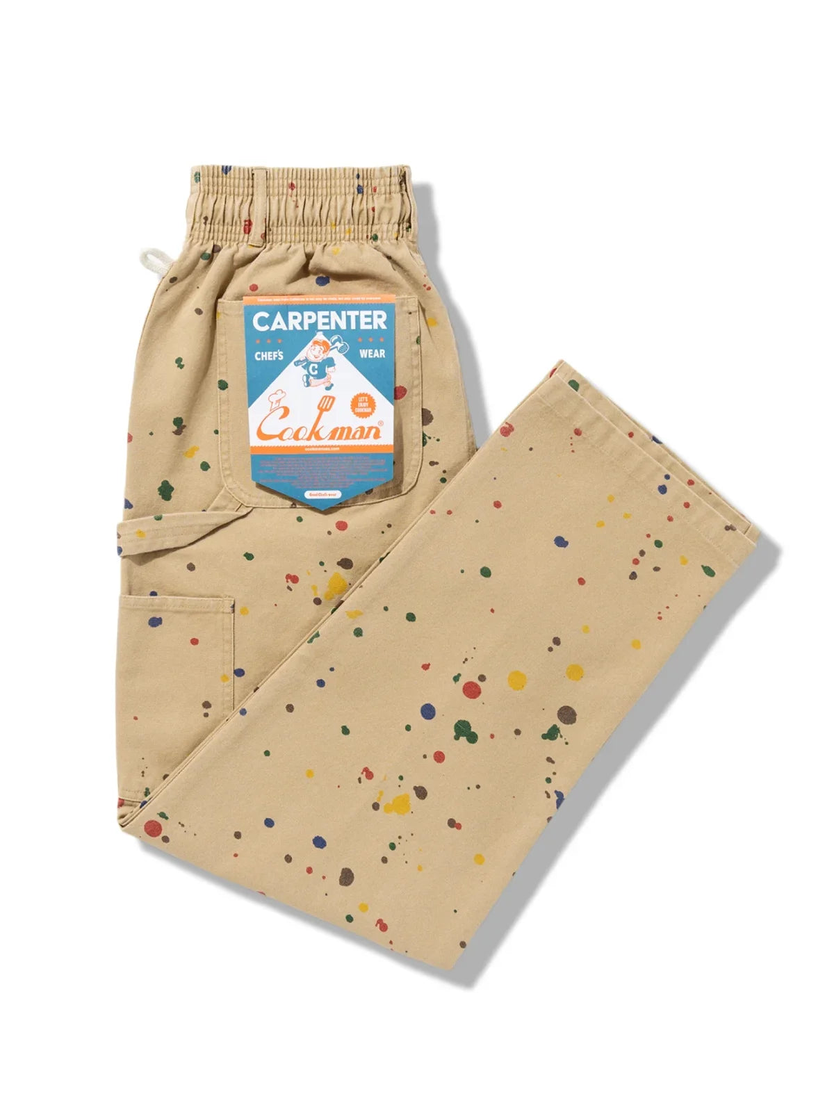 Cookman クックマン シェフパンツ Carpenter's Pants 11oz Washed duck canvas - SAUCE SPLASH -