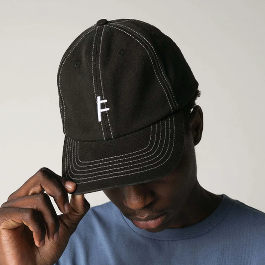 FORMER フォーマー FRANCHISE SLANT CAP BLACK