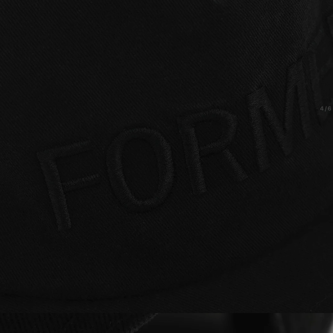 FORMER フォーマー HERITAGE CAP BLACK