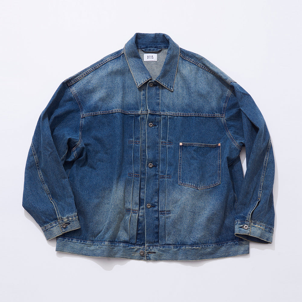 SCARPETTA スカルペッタ 61" DENIM JACKET - BLUE -