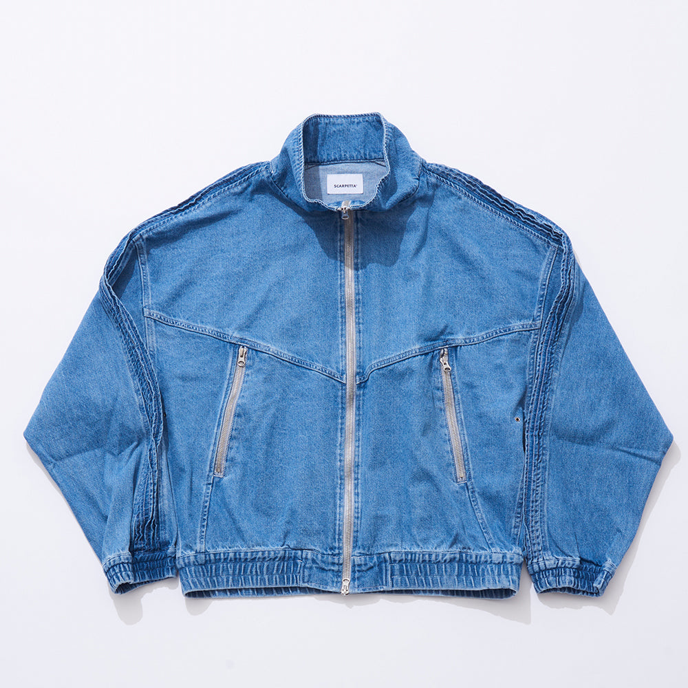 SCARPETTA スカルペッタ DENIM TRACK BLOUSON - BLUE -