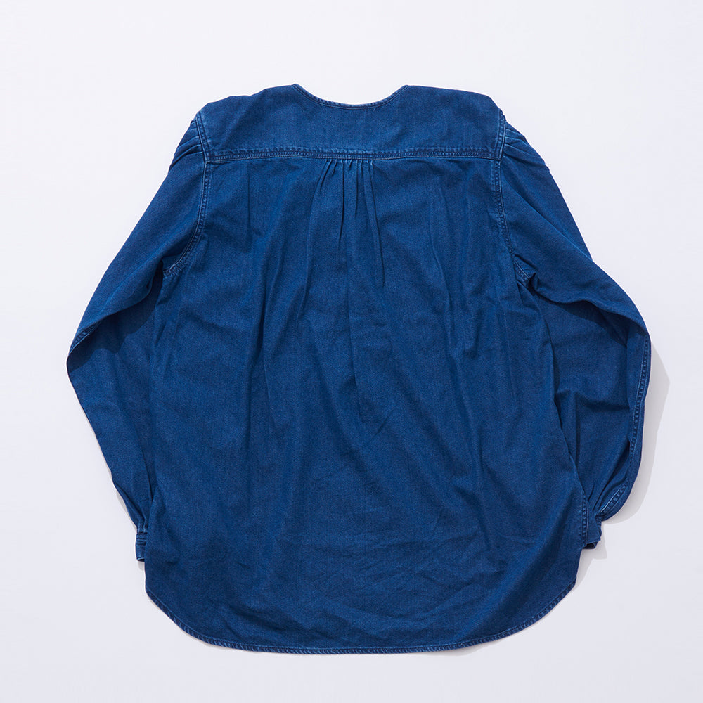 【メンズファッジ掲載】SCARPETTA スカルペッタ DENIM TUNIC - BLUE -