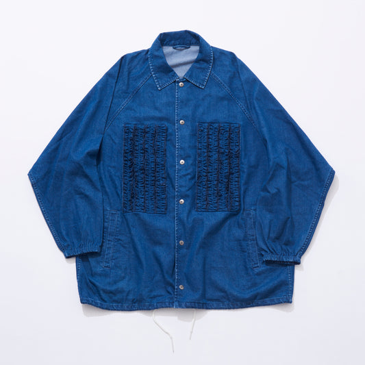 SCARPETTA スカルペッタ DENIM COACH JACKET - BLUE -