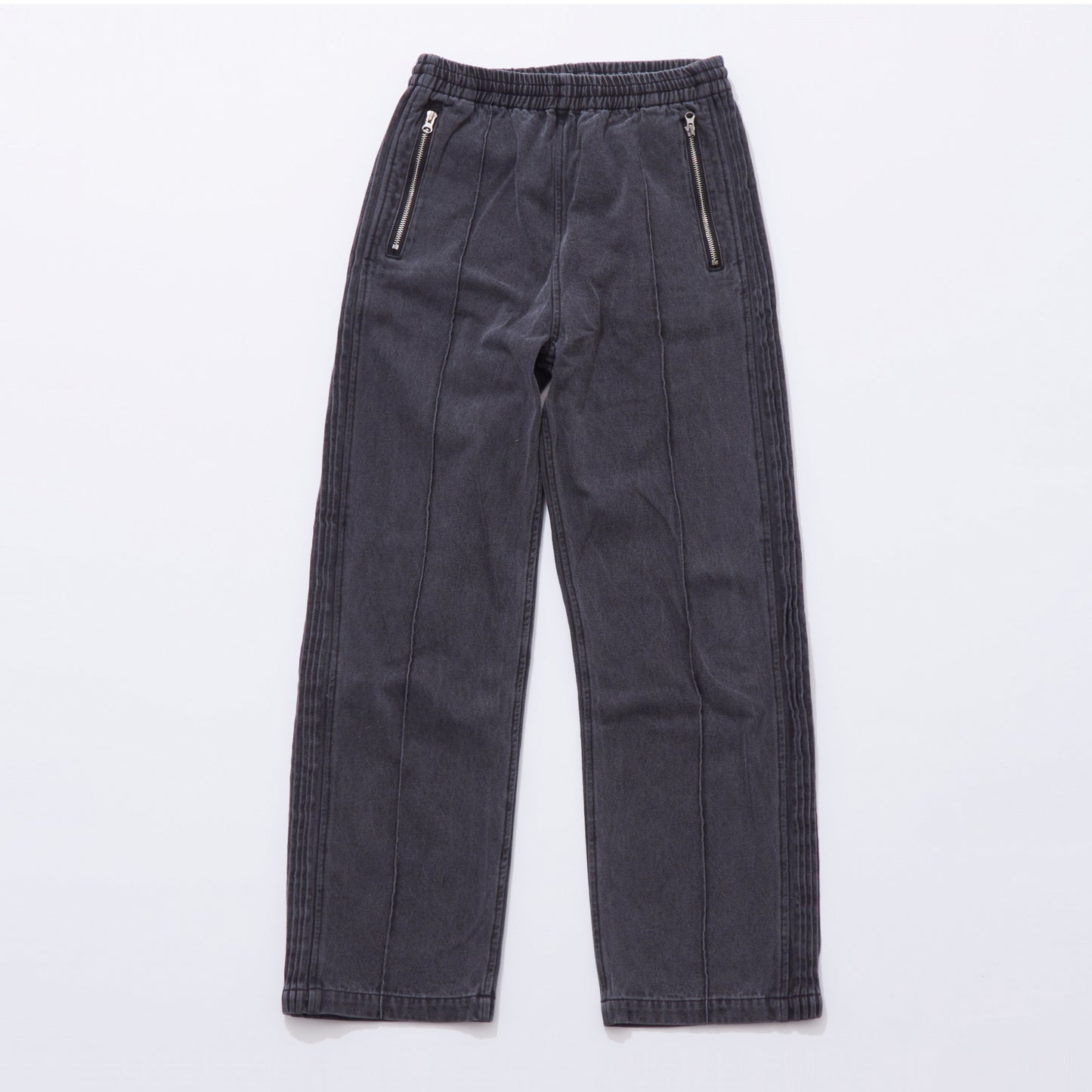 SCARPETTA スカルペッタ DENIM TRACK PANTS - BLACK -