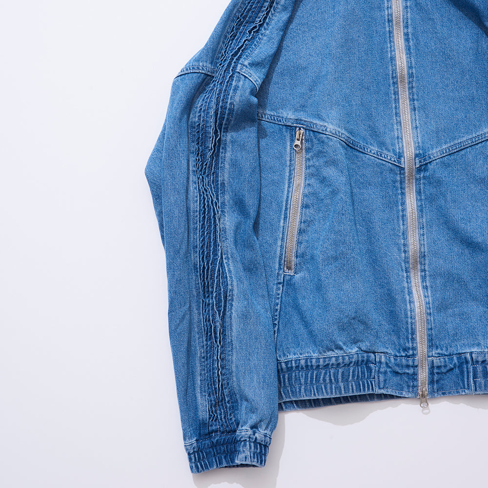 SCARPETTA スカルペッタ DENIM TRACK BLOUSON - BLUE -