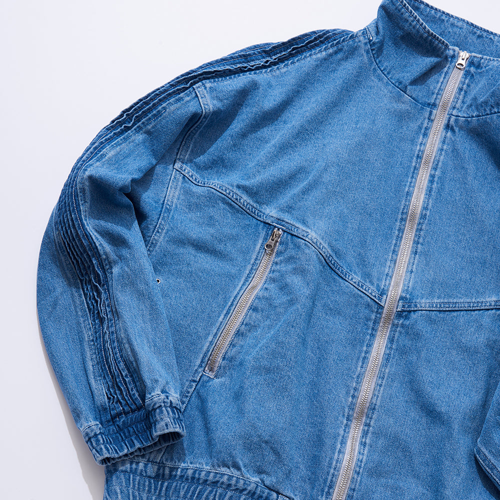 SCARPETTA スカルペッタ DENIM TRACK BLOUSON - BLUE -