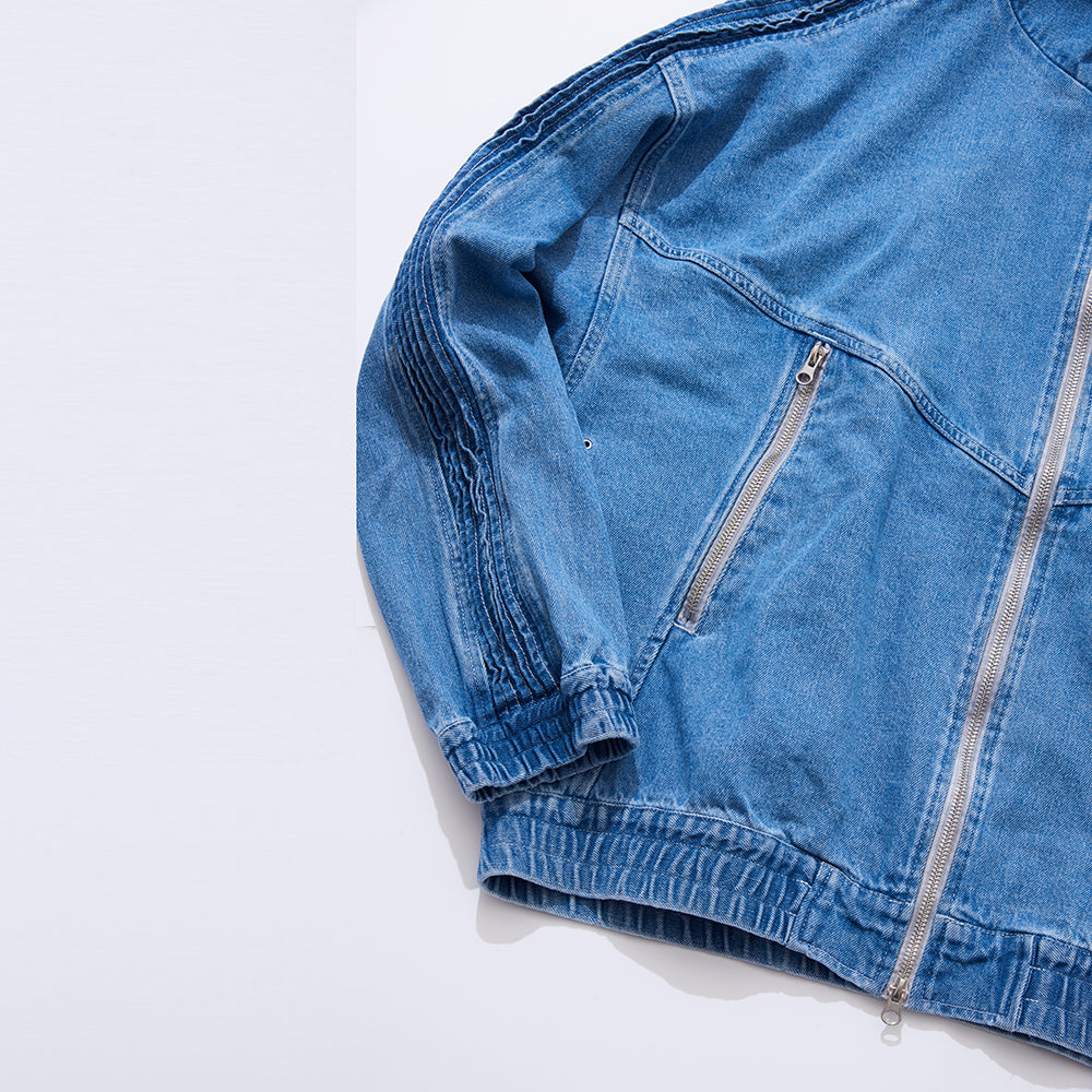 SCARPETTA スカルペッタ DENIM TRACK BLOUSON - BLUE -