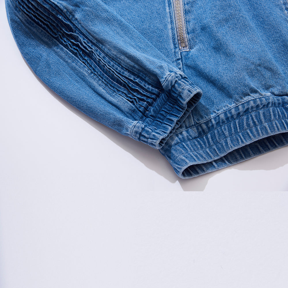 SCARPETTA スカルペッタ DENIM TRACK BLOUSON - BLUE -