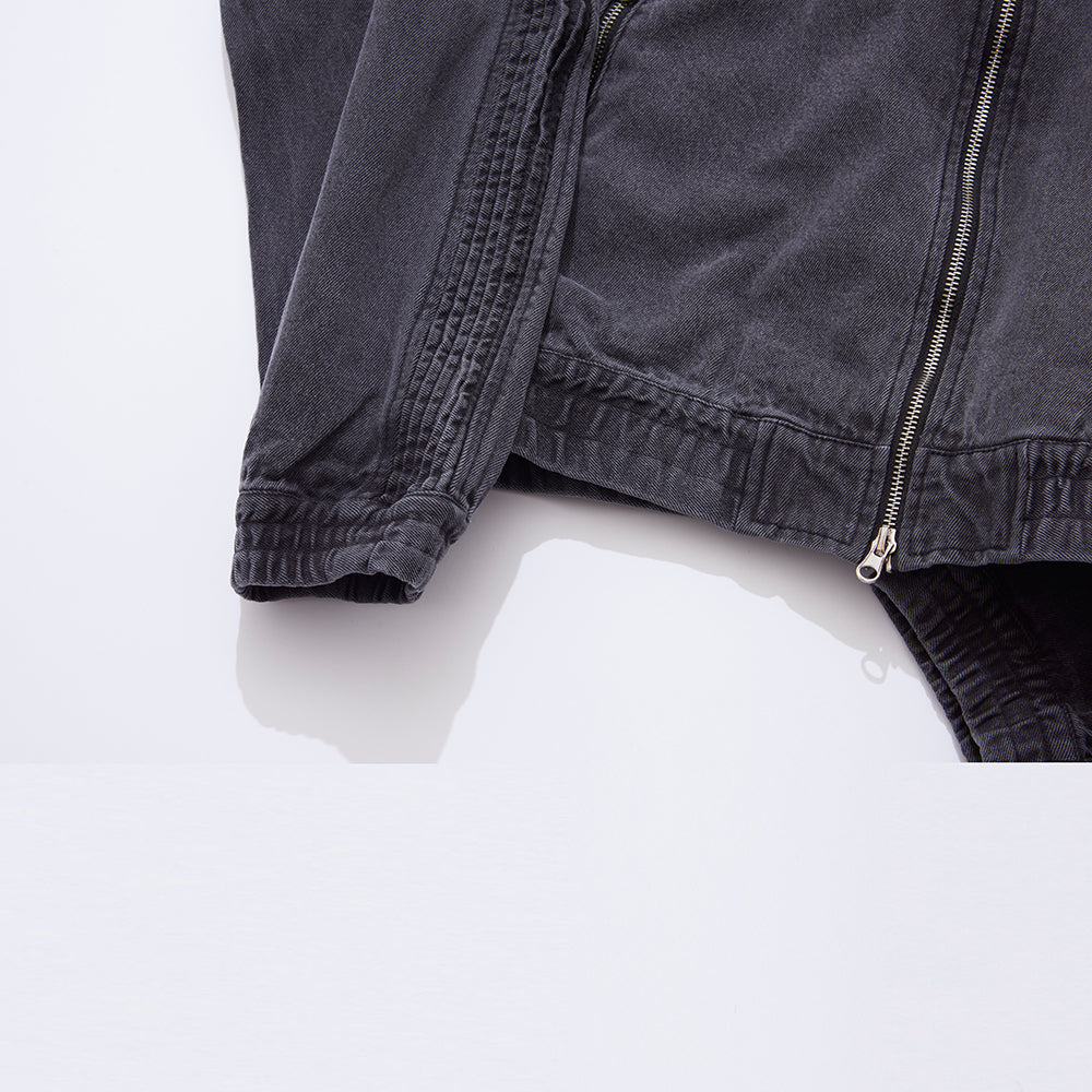 SCARPETTA スカルペッタ DENIM TRACK BLOUSON - BLACK -