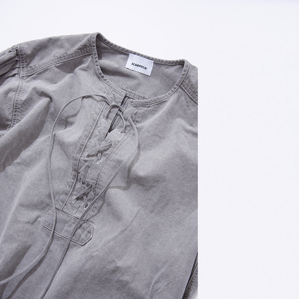 SCARPETTA スカルペッタ DENIM TUNIC - GRAY -