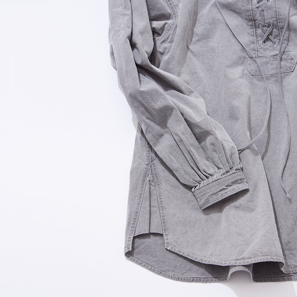 SCARPETTA スカルペッタ DENIM TUNIC - GRAY -