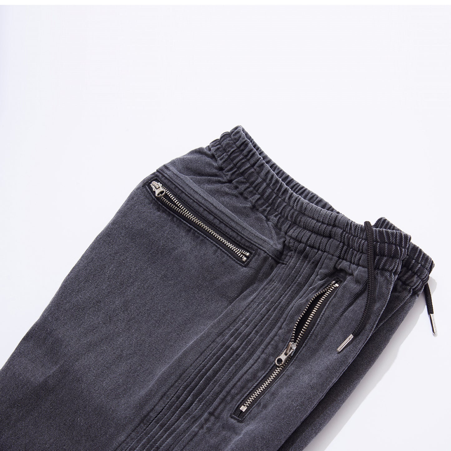 SCARPETTA スカルペッタ DENIM TRACK PANTS - BLACK -