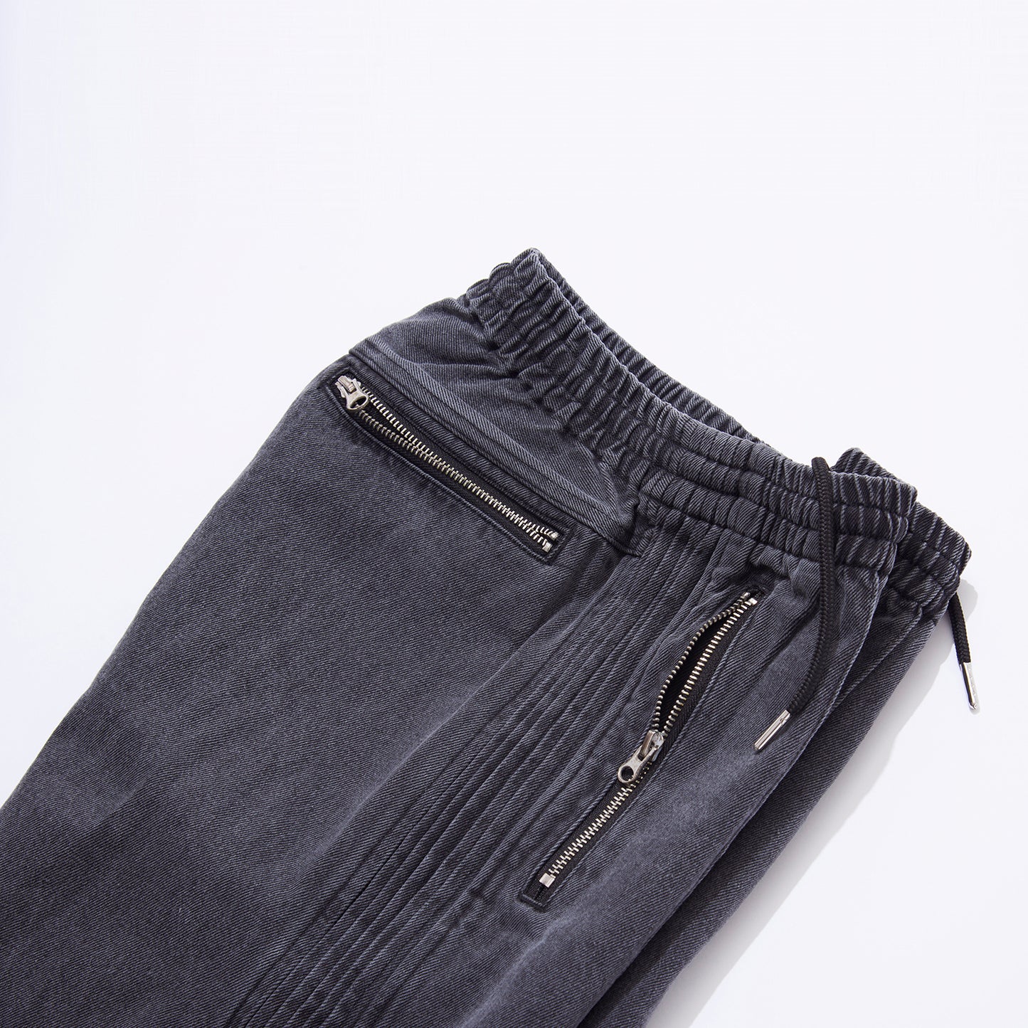 SCARPETTA スカルペッタ DENIM TRACK PANTS - BLACK -