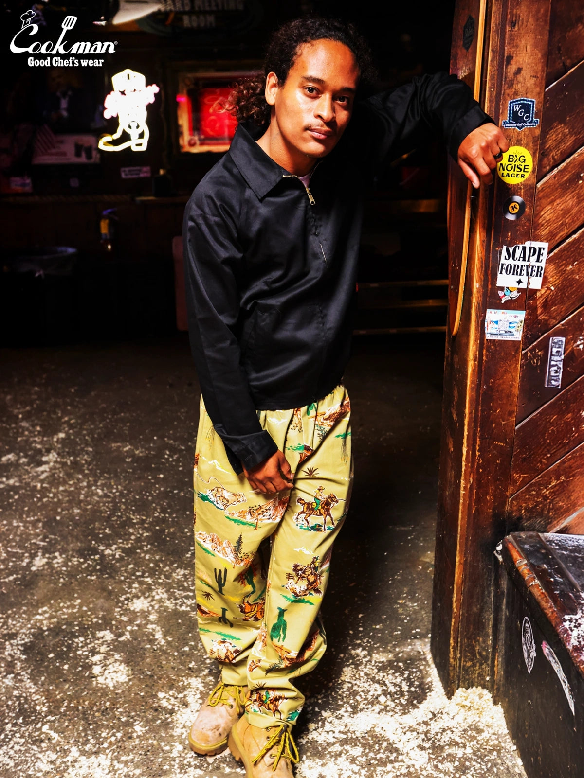 Cookman クックマン シェフパンツ Chef Pants Western - BEIGE -