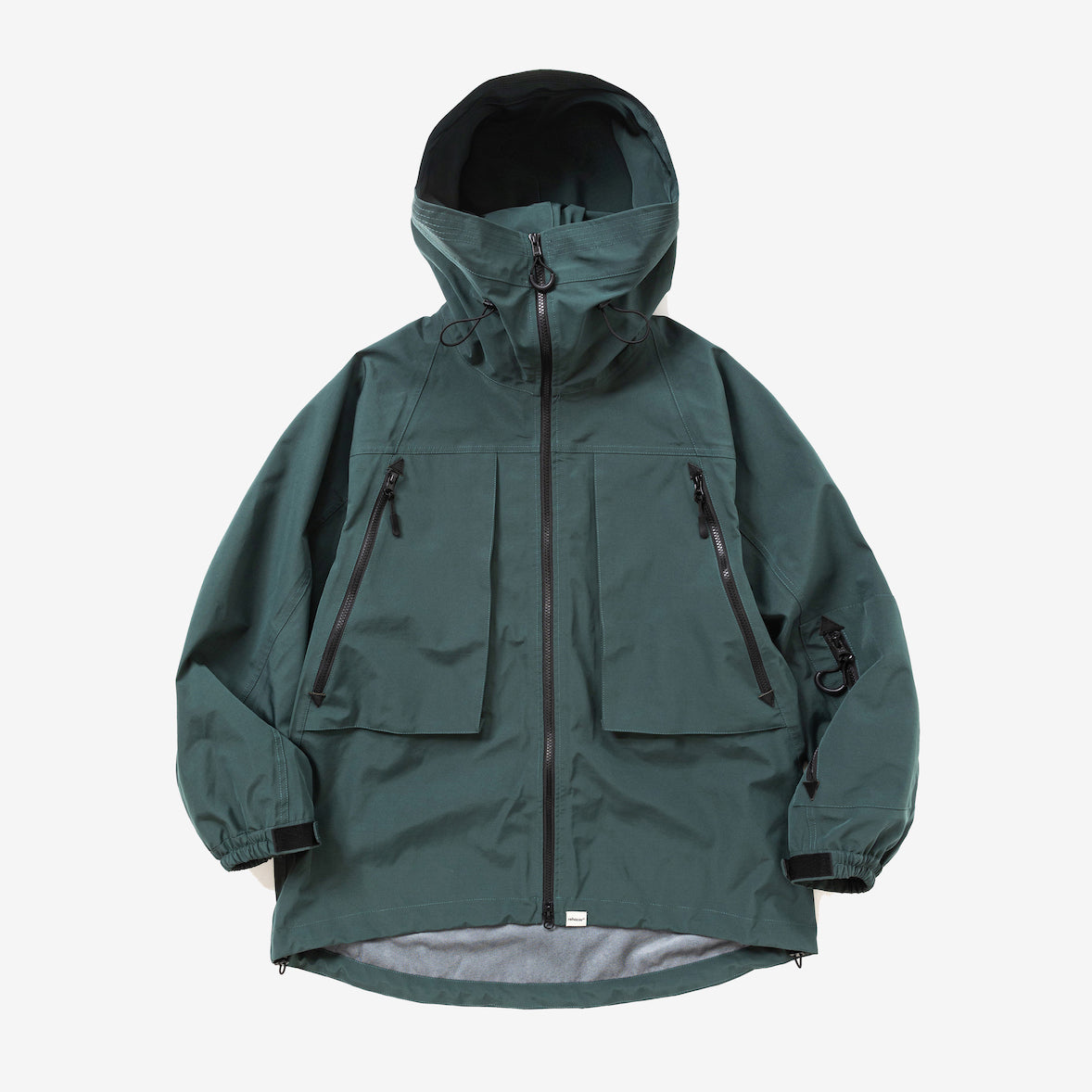 rehacer レアセル 3 Layer Big Hooded Jacket - GREEN -