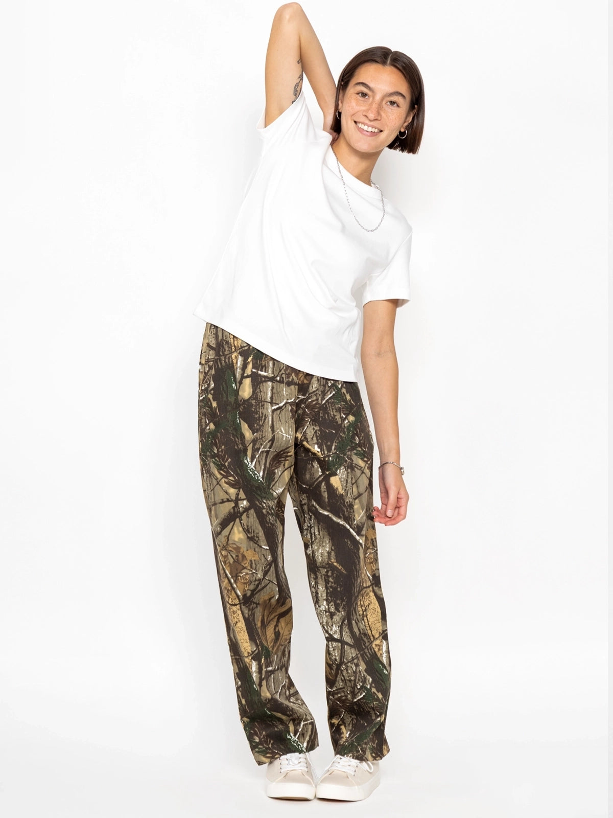 Cookman クックマン シェフパンツ Chef Pants SemiwideTimber Camo - DARK GREEN -