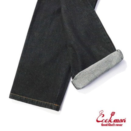 Cookman Chef Pants Semiwide Denim