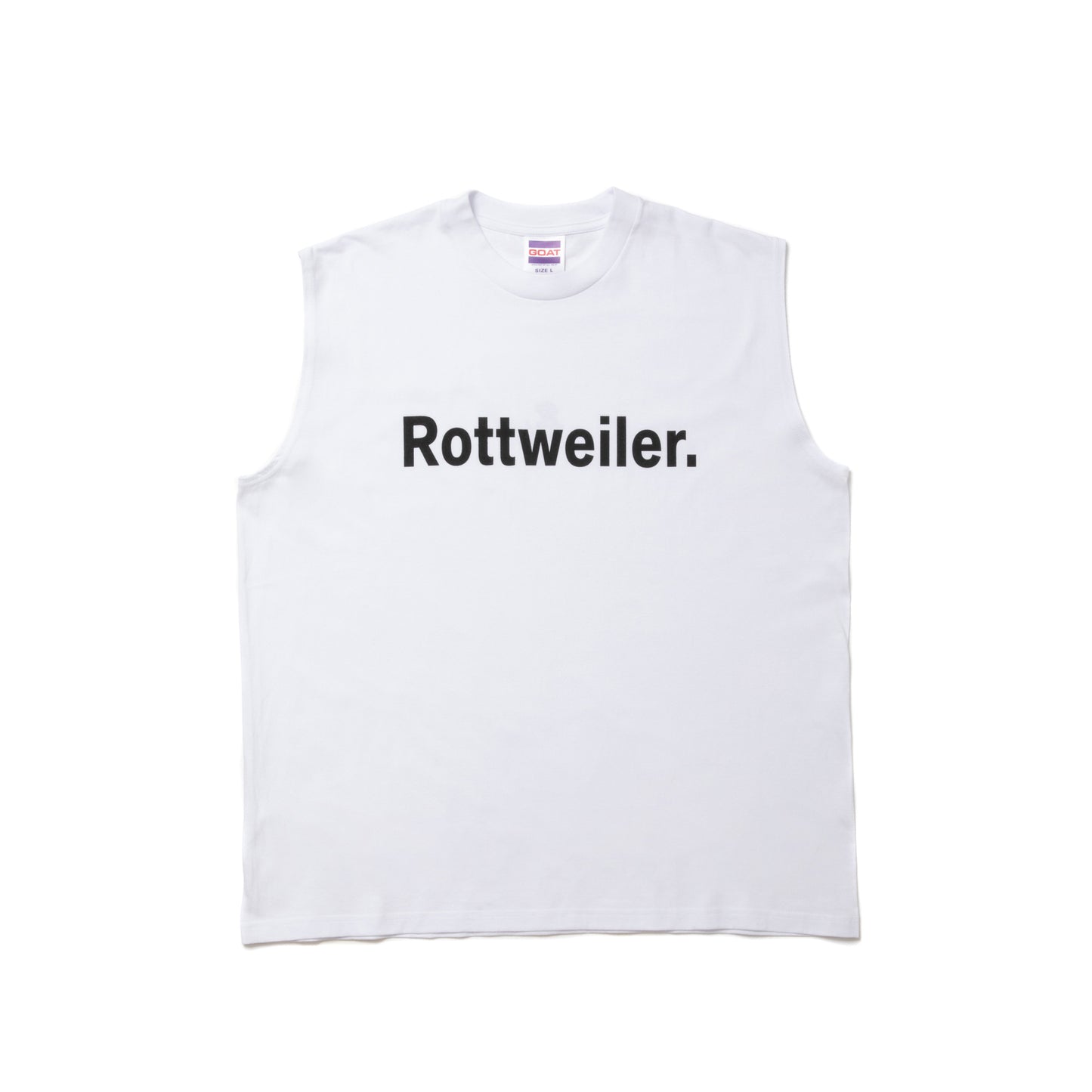 ROTTWEILER PIGMENT CLASSIC TEE -WHITE-