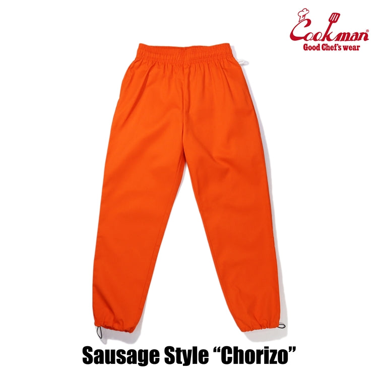 Cookman クックマン シェフパンツChef Pants Sausage Style ORANGE