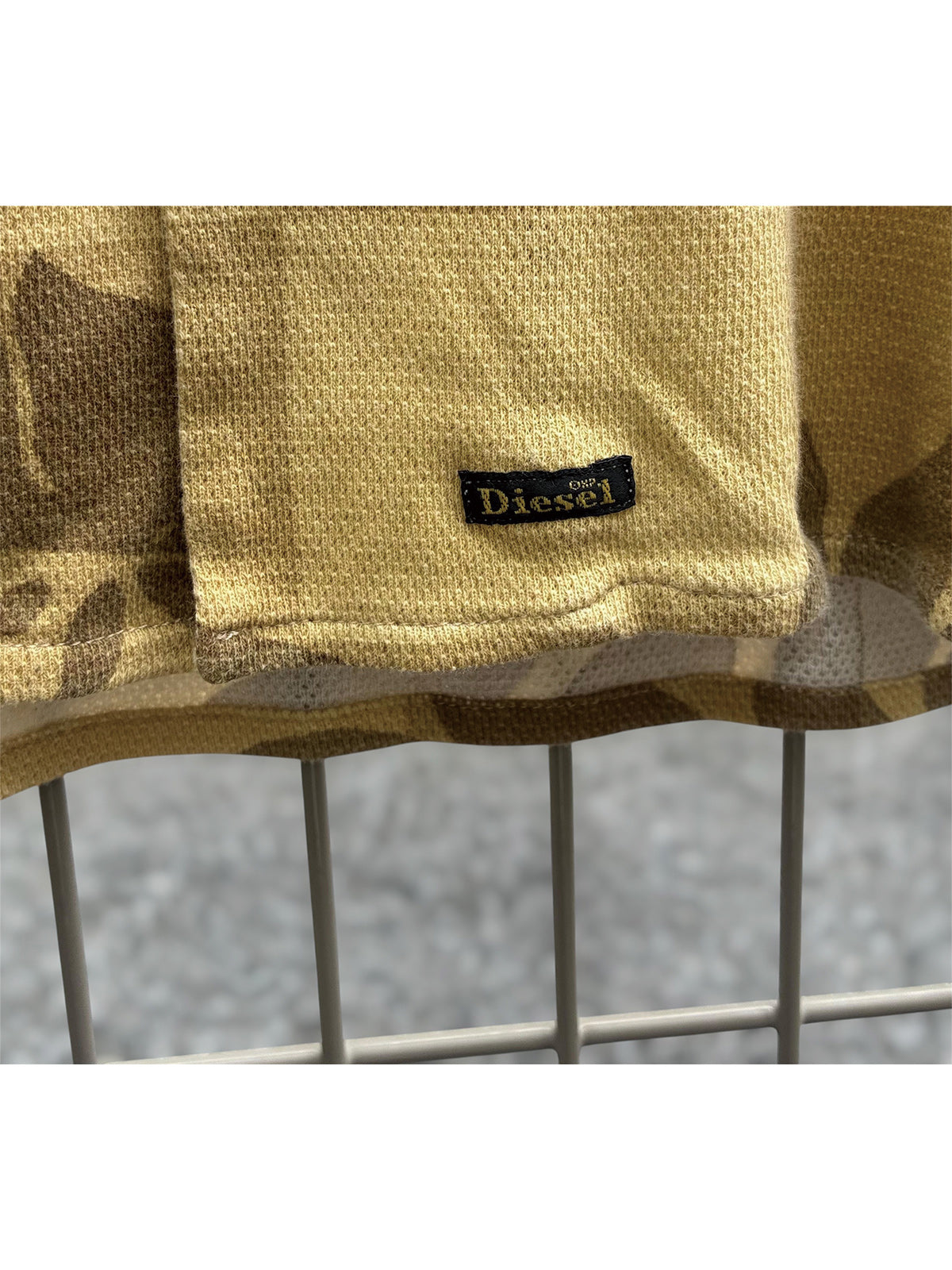 USED COLLECTION ユーズドコレクション DIESEL S/S SHIRTS - YELLOW -